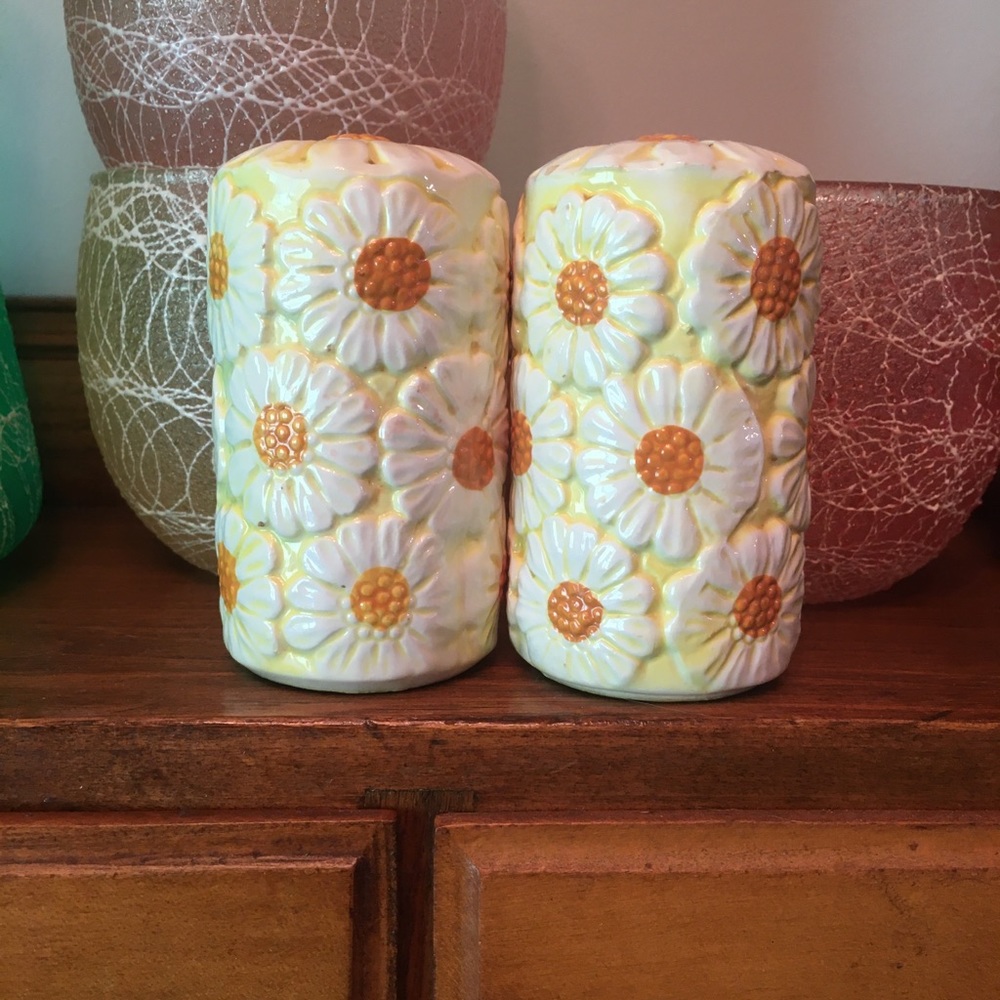Vintage salt and pepper shakers
